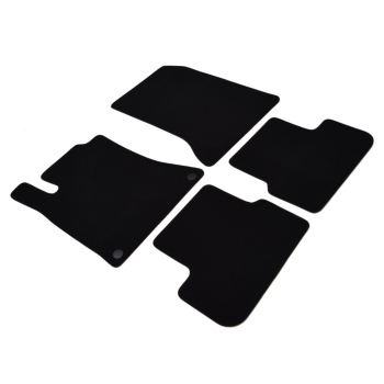 Mercedes-Benz GLA (X156) (od 2014) – Czarne dywaniki samochodowe welurowe Gold PLUS – Standard